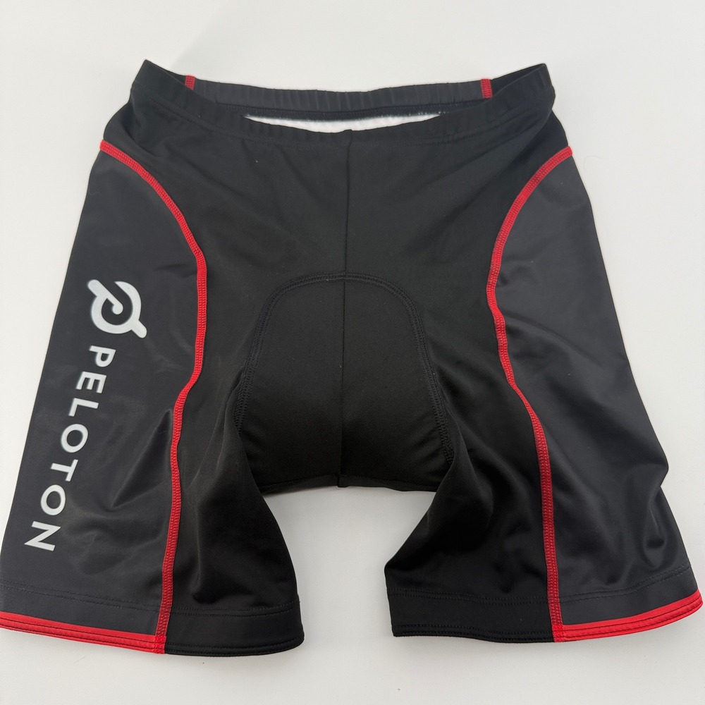 Peloton Hincapieβ Sportswear Cycling Shorts Black Red Padded Women Large